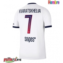 Camiseta Paris Saint-Germain Khvicha Kvaratskhelia #7 Visitante Equipación 2026-27 manga corta